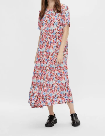 Rochie Pieces, floral, XS