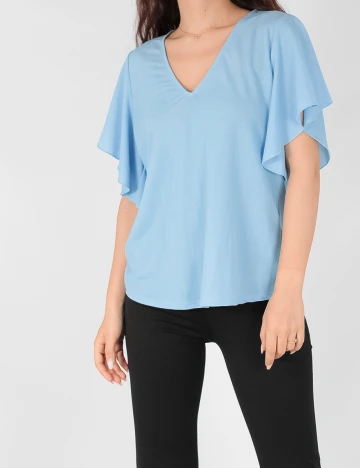 Bluza Vero Moda, bleu, M Albastru