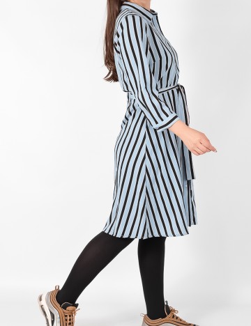 Rochie Pieces, albastru, M