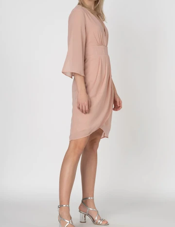 Rochie Vila, roz pudra, 44 Roz