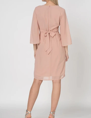 Rochie Vila, roz pudra, 44 Roz