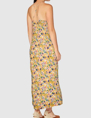 Rochie lunga Pieces, galben, L Galben