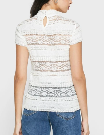 Bluza Pieces, bej, M