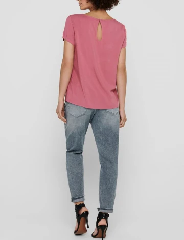 Bluza Only, roz pudra inchis, 38