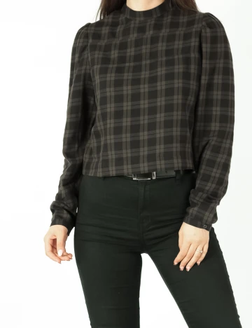 Bluza Only, negru/kaki, 38 Negru