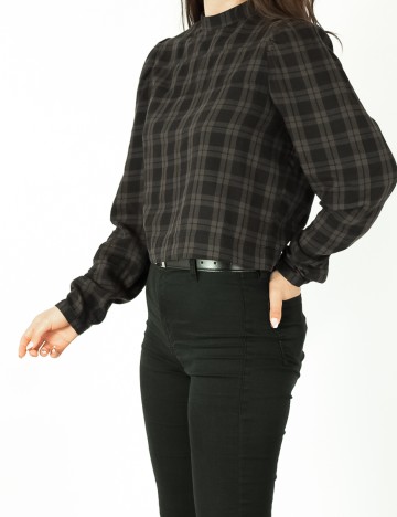 Bluza Only, negru/kaki, 38