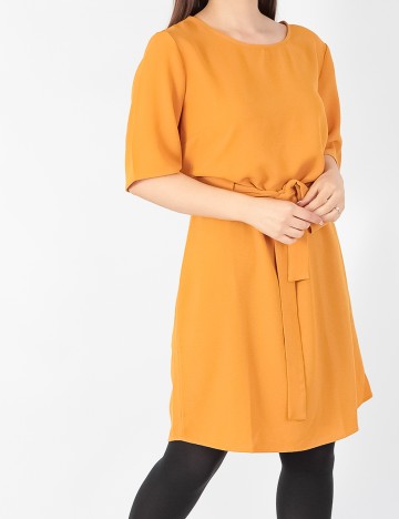 Rochie scurta Vila, portocaliu, 42