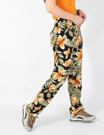 Pantaloni Object, floral, 38 Floral print