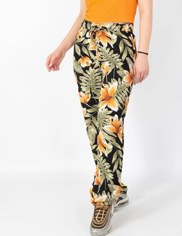 Pantaloni Object, floral, 38 Floral print