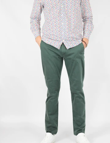 Pantaloni N.Z.A NEW ZEALAND AUCKLAND, verde inchis, W29/L34