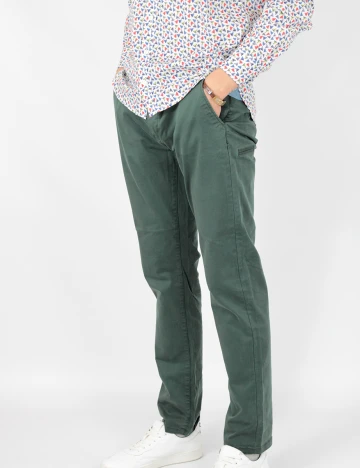 Pantaloni N.Z.A NEW ZEALAND AUCKLAND, verde inchis, W29/L34