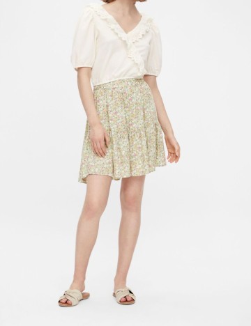 Fusta Pieces, verde, XL