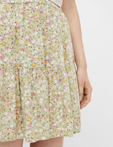 Fusta Pieces, verde, XL
