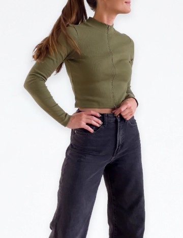 Top Pieces, kaki, L