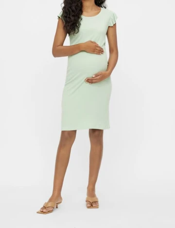 Rochie scurta Mamalicious, verde, L
