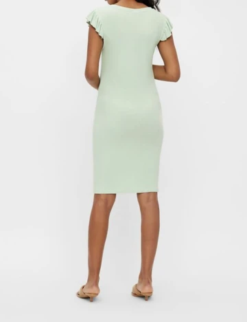 Rochie scurta Mamalicious, verde, L
