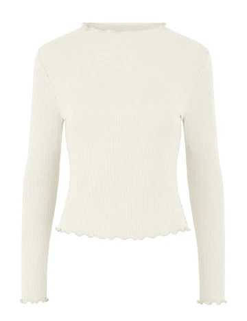 Bluza Pieces, crem, M
