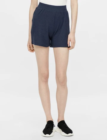 Pantaloni Scurti Pieces, bleumarin, L