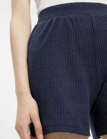 Pantaloni Scurti Pieces, bleumarin, L