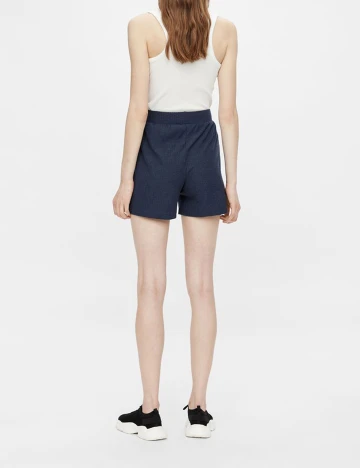 Pantaloni Scurti Pieces, bleumarin, L
