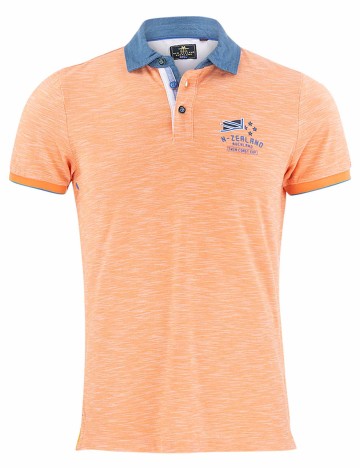 Tricou Polo N.Z.A NEW ZEALAND AUCKLAND, portocaliu, M