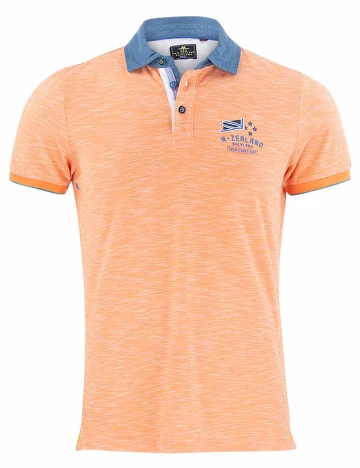 Tricou Polo N.Z.A NEW ZEALAND AUCKLAND, portocaliu, M