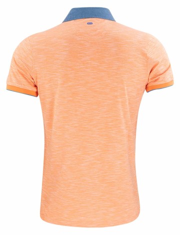 Tricou Polo N.Z.A NEW ZEALAND AUCKLAND, portocaliu, M