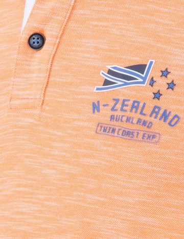 Tricou Polo N.Z.A NEW ZEALAND AUCKLAND, portocaliu, M