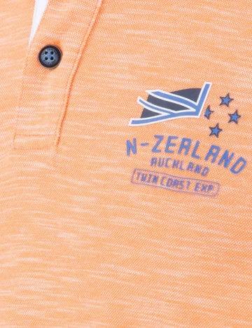 Tricou Polo N.Z.A NEW ZEALAND AUCKLAND, portocaliu, M