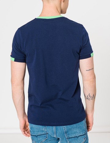 Tricou N.Z.A NEW ZEALAND AUCKLAND, bleumarin, L