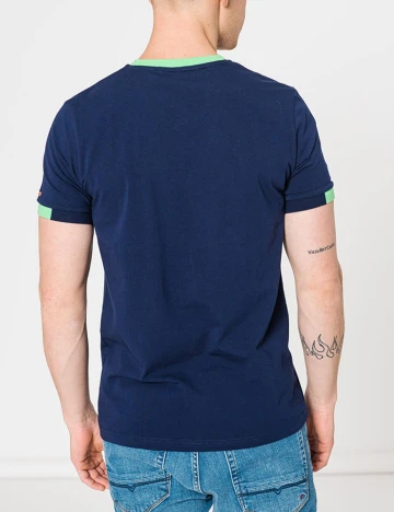 Tricou N.Z.A NEW ZEALAND AUCKLAND, bleumarin, L