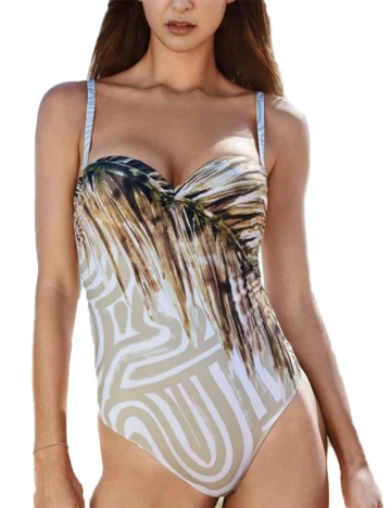 Costum de baie EVA, bej, 44D