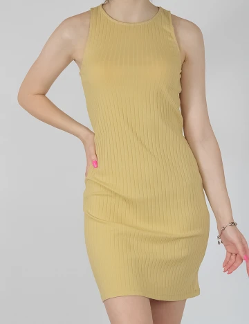 Rochie Pieces, galben, M