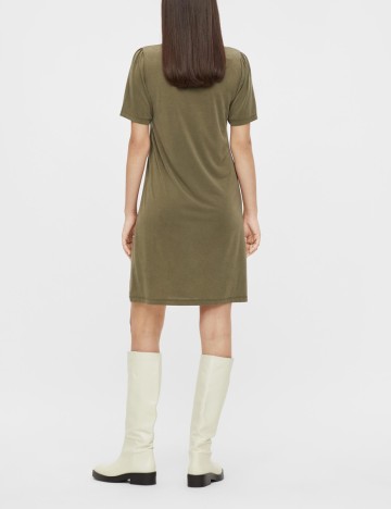 Rochie Pieces, verde, S