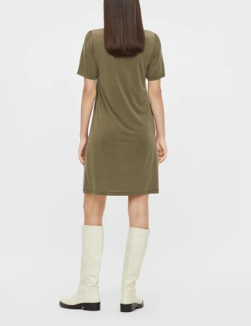 Rochie Pieces, verde, S