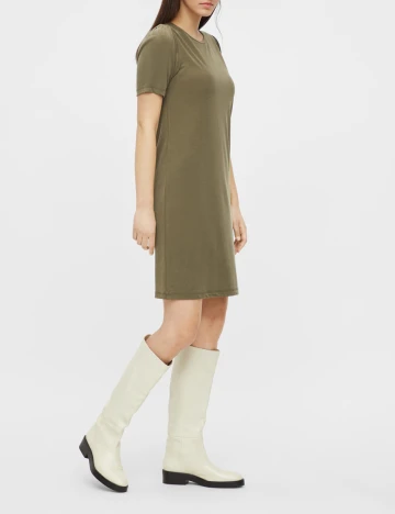 Rochie Pieces, verde, S