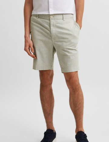 Pantaloni scurti Selected, gri, S