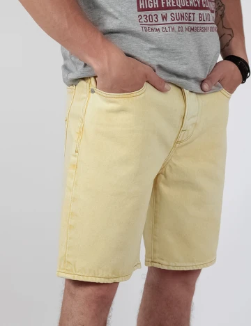 Pantaloni scurti Selected, galben, M