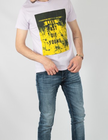 Tricou Tom Tailor, mov, M