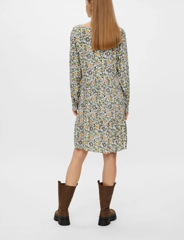 Rochie Pieces, floral, S Floral print