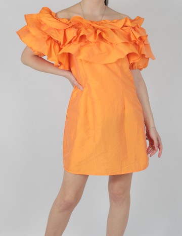 Rochie Vero Moda, portocaliu, M