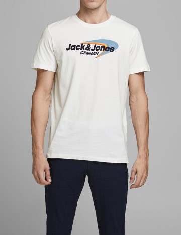Tricou Jack&Jones, alb, S