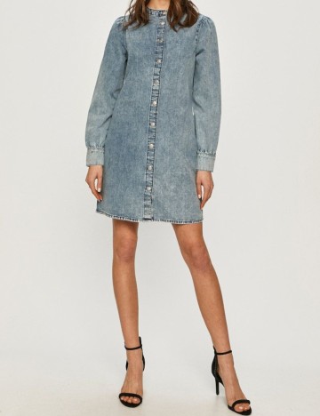 Rochie Jacqueline de Yong, albastru denim, 34
