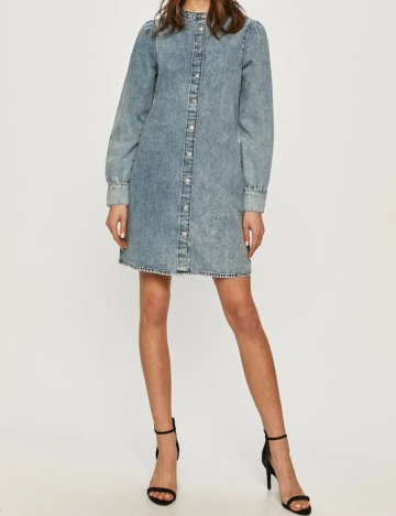 Rochie Jacqueline de Yong, albastru denim, 34
