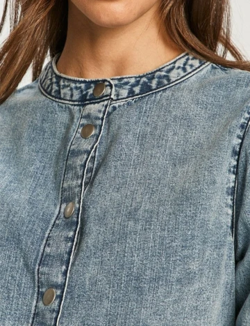 Rochie Jacqueline de Yong, albastru denim, 34
