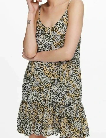 Rochie scurta Only, animal print