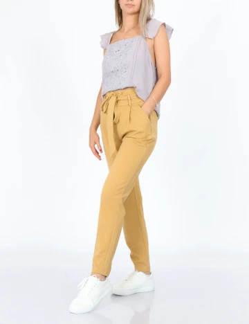 Pantaloni Only, maro deschis