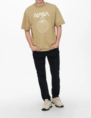 Tricou Only, maro, S Maro