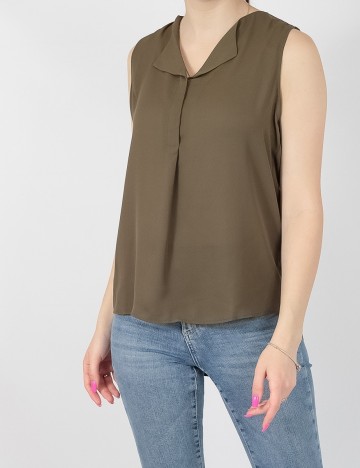 Bluza Vila, verde, S