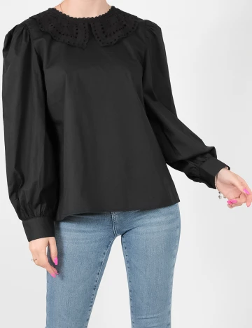 Bluza Vila, negru, 40